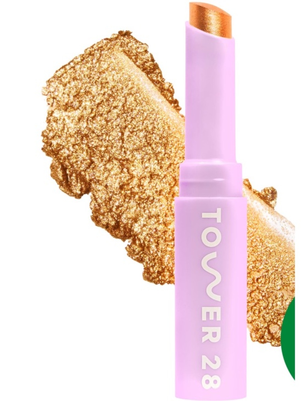 Tower 28 GoGo Cooling Shimmer Eyeshadow Stick BUNGALOW - True Gold  NIB